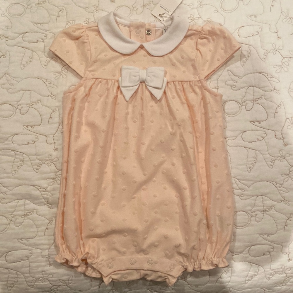 Janie and Jack Pink Onesie